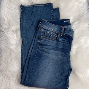 Kick boot stretch jean from American eagle size:14